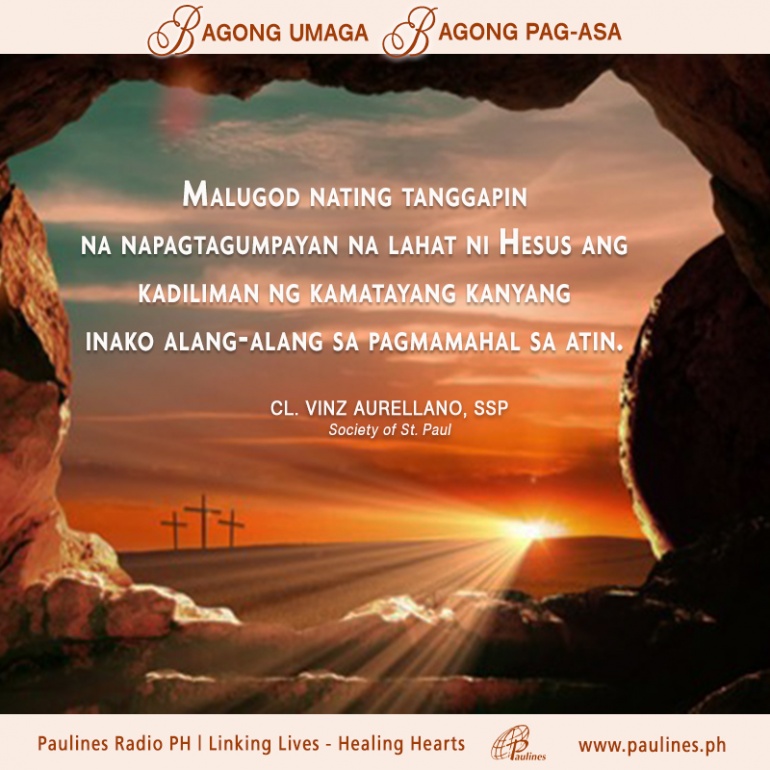 ABRIL 26, 2020 – IKATLONG LINGGO NG PASKO NG PAGKABUHAY (A) – Daughters ...